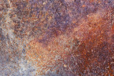 Klasik yapı metal malzemesinin dokusu. Paslı arka plan duvar kağıdı.