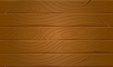 Blank brown wooden plank, suitable for background. clipart