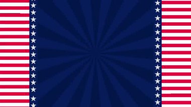 Birleşik Devletler 'in bağımsızlık günü için kayan yıldızlar ve çizgiler.