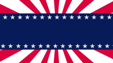 Birleşik Devletler 'in bağımsızlık günü için kayan yıldızlar ve dönen çizgiler.