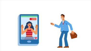 Para göndermek için canlı izleyiciyi baştan çıkarmak.