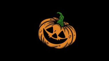 Animasyon Cadılar Bayramı balkabağı ışık gözlü Jack o fener