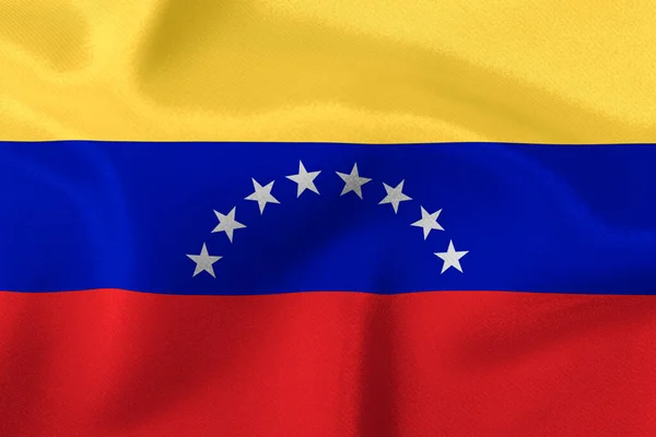 State Flag Venezuela Close — Stock Photo, Image