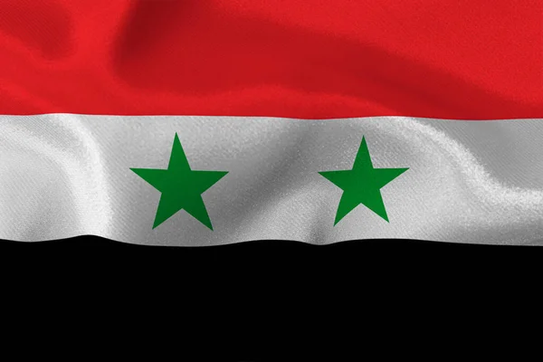 シリアの国旗閉鎖 — ストック写真