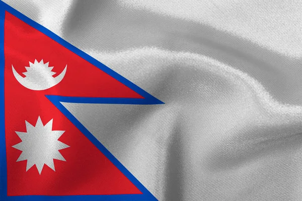 Σημαία Της Πολιτείας Του Νεπάλ — Φωτογραφία Αρχείου