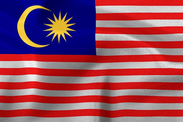 Malezya Devletinin Bayrağı — Stok fotoğraf