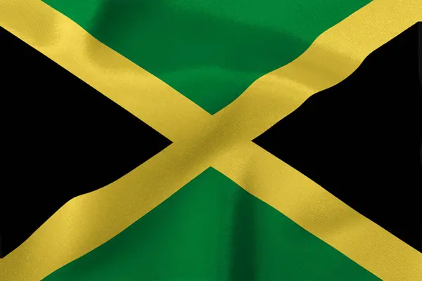 Flag State Jamaica Close — Stock Photo, Image