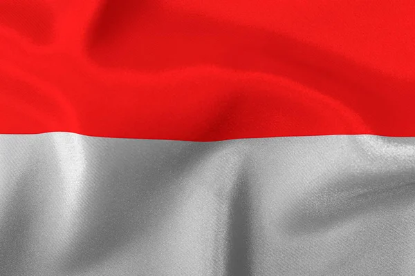 Drapeau État Indonésie Gros Plan — Photo