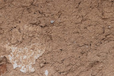 Eski toprak alçı dokusu yakın plan