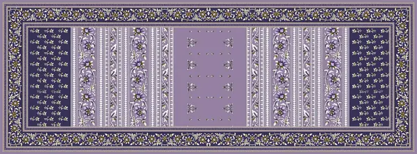 Bufanda Seda Digital Patrón Textil Diseño —  Fotos de Stock