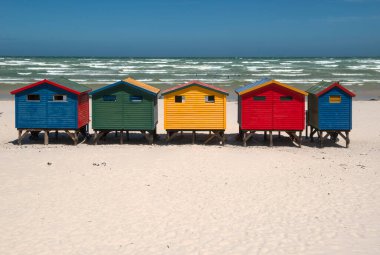 Muizenberg plajı, sörfçü plajı, Güney Afrika
