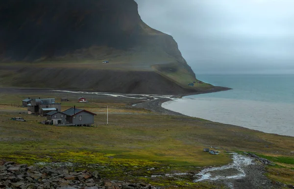 Longyearbyen Kasabası Svalbard Norveç — Stok fotoğraf