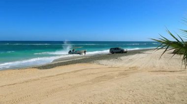 Boat recovery from the sea