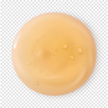 Panthenol serum bariyeri kabarcıklar ile nemlendirici cilt kozmetik güzellik ürünü gerçekçi vektör illüstrasyonunu düşürür