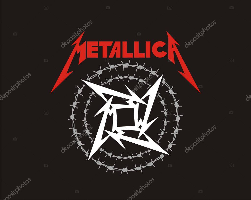 Metal band the lagend vector design