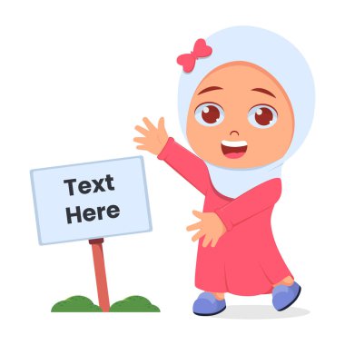 sevimli kız holding boş başlık sayfası