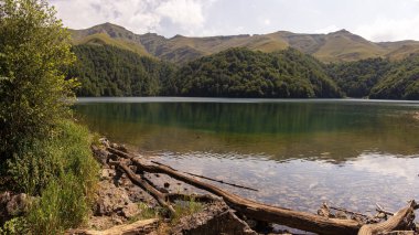 A beautiful lake high in the mountains. Ganja. Azerbaijan. clipart