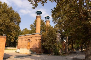 Ganja şehri, Azerbaycan, 10.16.2021. Şah Abbas Camii veya Juma Camii 1606 yılında inşa edilmiştir..