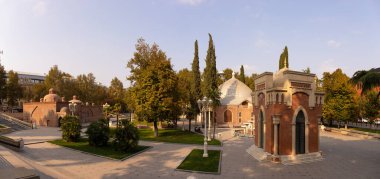 Ganja şehri, Azerbaycan, 10.16.2021. Şah Abbas Camii veya Juma Camii 1606 yılında inşa edilmiştir..