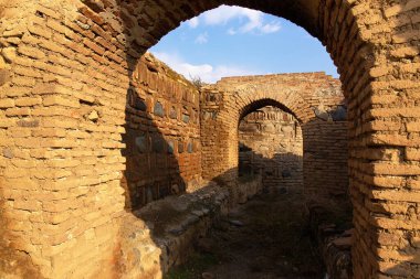 Shamkir şehri. Azerbaycan. 10.17.2021. Eski Shamkir şehrinin içinde..