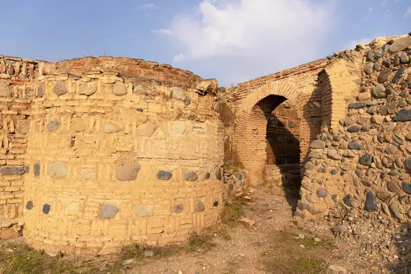 Eski Shamkir şehrinin iç kesiminde. Shamkir şehri. Azerbaycan. 