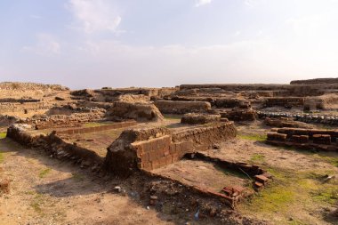 Büyük, eski Shamkir şehrinin kazıları. Shamkir şehri. Azerbaycan.
