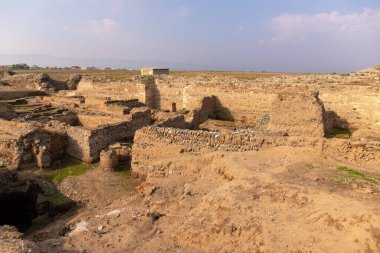 Büyük, eski Shamkir şehrinin kazıları. Shamkir şehri. Azerbaycan.