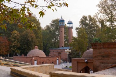 Ganja şehri, Azerbaycan, 10.16.2021. Şah Abbas Camii veya Juma Camii 1606 yılında inşa edilmiştir..