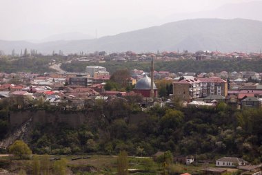 Guba şehri. Azerbaycan. 04.19.2022. Guba şehrinde küçük güzel bir cami..