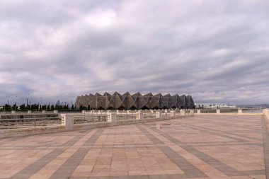 Bakü. Azerbaycan. 05.09.2022. Bulvardaki spor ve konser kompleksi Crystal Hall..