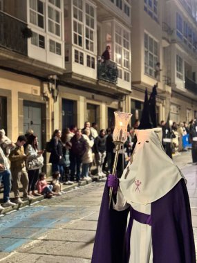 Christian holiday Semana Santa Ferrol. High quality photo clipart