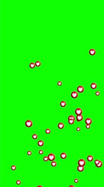 Sosyal medya kayıtlarını bir kaplama olarak kutlamak için yeşil ekran kaydı