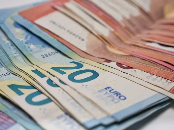 Çıktı ayrıntılarıyla farklı boyut ve şekle sahip Euro Banknotlarının ayrıntılı kayıtları