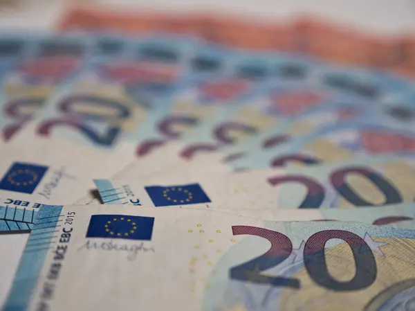Çıktı ayrıntılarıyla farklı boyut ve şekle sahip Euro Banknotlarının ayrıntılı kayıtları