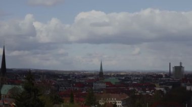 Bielefeld şehrinin zaman aşımına uğramış bir kaydı şehri gösteriyor.