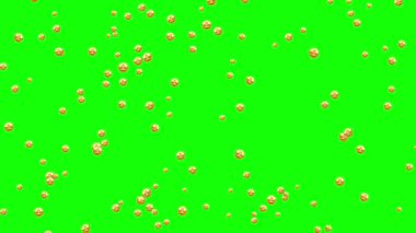 Yeşil ekranda grafik elementleri ve WOW emojileri olan bir Horizon kaydınız