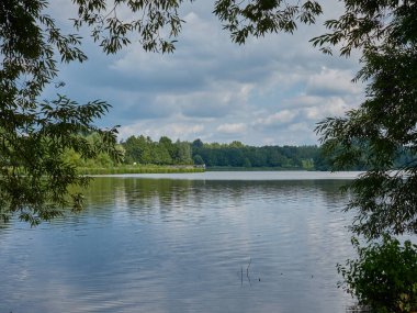 Obersee Bielefeld Almanya 'sından güzel bir poz.