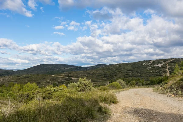 Hiking trail in the Gardiole massif in Frontignan