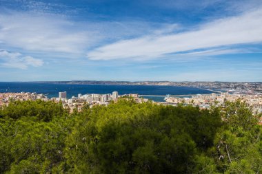 View of the Port of Marseille from the Basilica Notre-Dame de la Garde