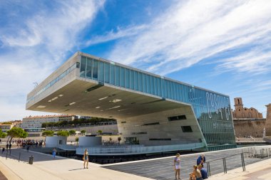 Cosquer Mediterranee, a brand new building housing the reproduction of the Cosquer cave decorated with cave paintings from the Upper Paleolithic
