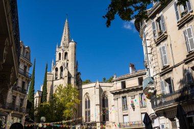 Saint Peter's Basilica on the Place Carnot in Avignon
