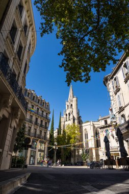 Saint Peter's Basilica on the Place Carnot in Avignon