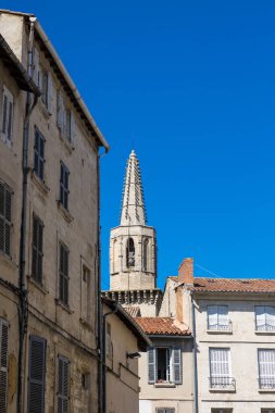 Bell tower of the Saint-Symphorien-des-Carmes church in Avignon