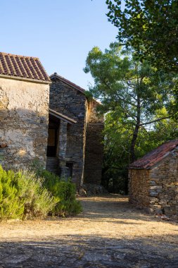 Almost abandoned hamlet of Fenouillede in Mons shortly after sunrise