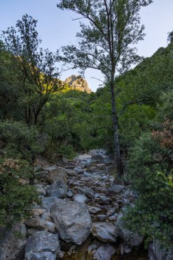 View on the Gorges de l'Heric, almost dry
