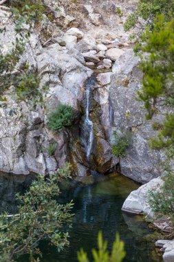 Small waterfall in the Gorges de l'Heric