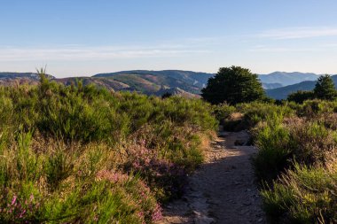 Douch köyünün yakınındaki Mont Caroux 'un zirvesine yürüyüş yolu.