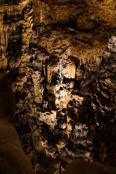 Mészkő Geológiai Képződmények Demoiselles Barlangban — Stock Fotó