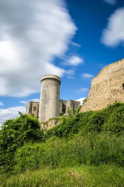 stock image Long exposure view after cloudy weather of the Castle of William the Conqueror in Falaise