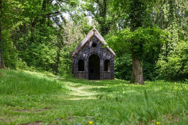 stock image Saint-Antoine chapel in the Andaine Forest, near Bagnoles-de-l'Orne